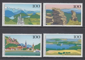 ALEMANIA - 1994 ARTE, PAISAJES Juego de 4 Pinturas Estampillada sin montar o nunca montada - Imagen 1 de 1