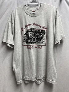 Camiseta vintage Morgan-Manning House Historic NY XXL hecha en EE. UU. puntada única - Imagen 1 de 11