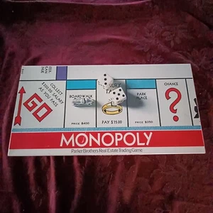 New 1973 Monopoly Game No. 9 No outside seal wrap Playing pieces sealed - Bild 1 von 7