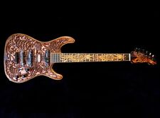 Blueberry Special Order Handmade Electric Guitar 90 day Delivery Celtic Birds