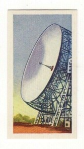 Comet Sweets Modern Wonders 1961. Jodrell Bank Telescope