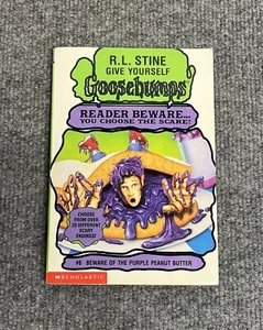 Give Yourself Goosebumps #6 The Purple Peanut Butter RARE White Cover Error - Bild 1 von 10