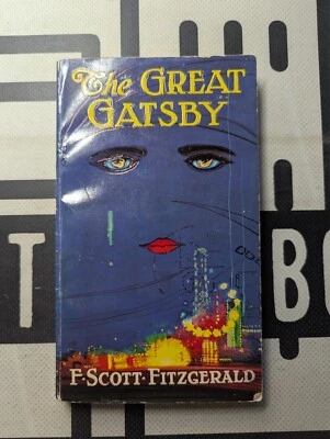 The Great Gatsby by F. Scott Fitzgerald 1986 Paperback Vintage! Classic Novel Foto 1 de 4