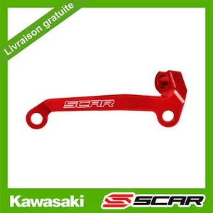 GUIDE CABLE D'EMBRAYAGE KAWASAKI KX-F KXF 450 KX450F 06-15 ROUGE SCAR - Imagen 1 de 1