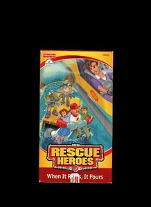 Rescue Heroes When It Rains It Pours! VHS, Fisher-Price, Flash Flood Emergency - Foto 1 di 3