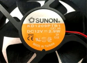 SUNON 92x92x25mm KD1209PTB1 FAN, 3-PIN/wire, made in Taiwan - Picture 1 of 3