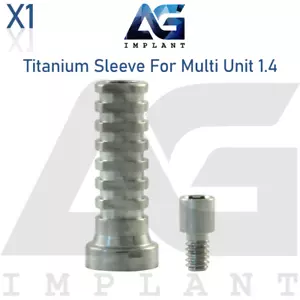 Manga de titanio para prótesis dentales de sistema multiunidad 1.4 con tornillo - Imagen 1 de 3