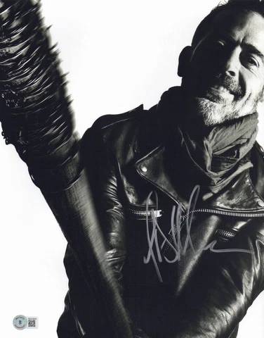 JEFFREY DEAN MORGAN WALKING DEAD SIGNED 11X14 PHOTO AUTOGRAPHED BECKETT BAS COA Cover
