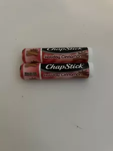 CHAPSTICK HOLIDAY CINNAMON RARITÄT Sammlerstück Neu & Versiegelt Menge 2 - Bild 1 von 2