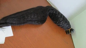 40 Pezzi NASTRO NERO PER CAPELLI ONDULATI NEI CAPELLI ESTENSIONI 20" ~ NUOVO - Foto 1 di 5