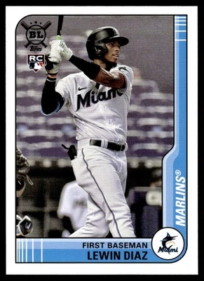 2021 Topps Big League Lewin Diaz RC RC Miami Marlins #26 10832 - Image 1 of 2