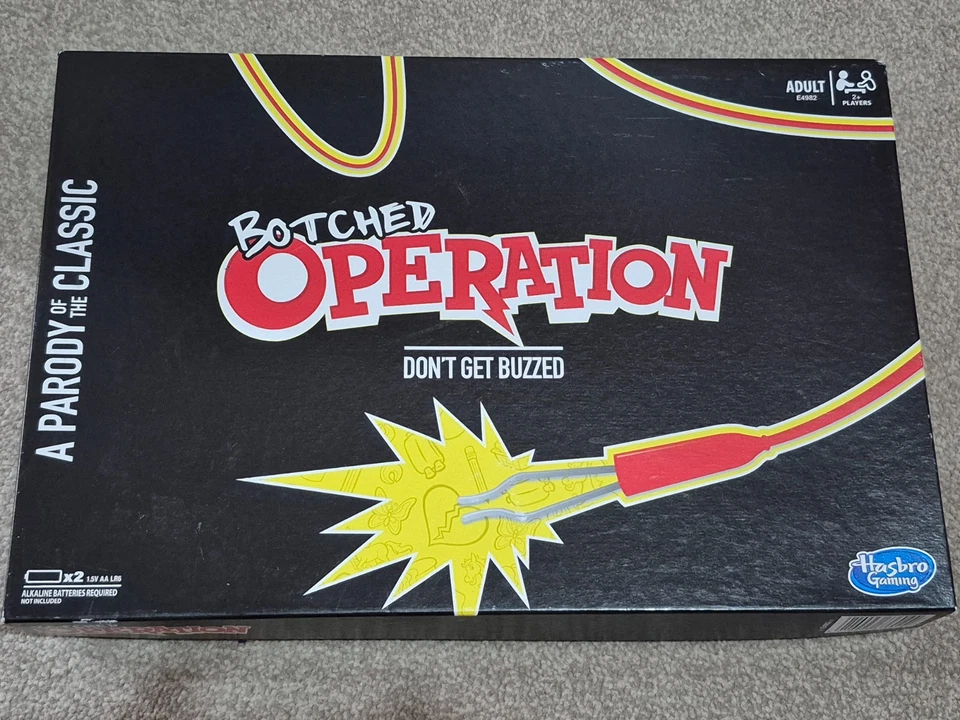 Botched Operation Board Game. For Adults.  Missing 1 Card, Otherwise Complete - Image 1 of 4