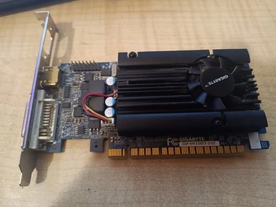 Gigabyte NVIDIA GeForce GT 610 GV-N610SL-1GI 1GB PCI-E Graphics Card Working - Image 1 of 3