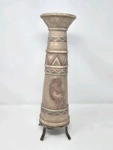 Candelabro Dancing Kokopelli 15" X 4" para vela redonda de hasta 3" - Imagen 1 de 11