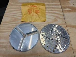 Popeil Set di (2) Ruote Lama Tagliavivande Mago Cucina - Ricambi - Foto 1 di 6