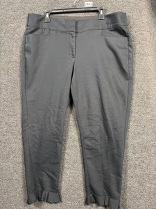 Lane Bryant Signature Fit Ankle Allie Pant Womens Size 18 Black Office Workwear - Picture 1 of 6