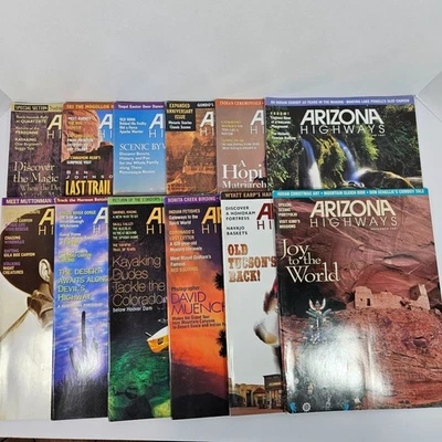 Arizona Highways 1997 Complete Year (12 Issues) Photography Native American - Image 1 of 4