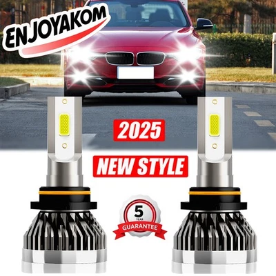 For BMW 328i 1996-1998 LED Headlight Bulbs Low Beam Kit 10000lm White 6000K - Image 1 of 4
