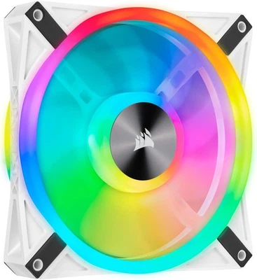 Corsair QL Series QL140 RGB 140mm RGB LED Fan 1-Pcs (White) CO-9050105-WW - Image 1 of 2