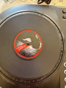 Ion Black Red Discover DJ Controller Scratch USB Audio Deck Mixer Tested Works! - Picture 1 of 5
