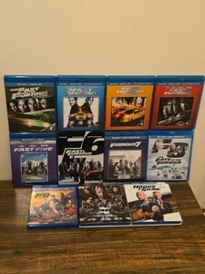 Fast & Furious 10-Movie Collection + Hobbs & Shaw (Blu-Ray) 11 Movies - Picture 1 of 8