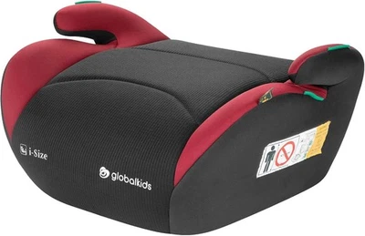 globakids I-Size Booster Car Seat - 125-150cm, compact, portable-red&black - Image 1 of 4