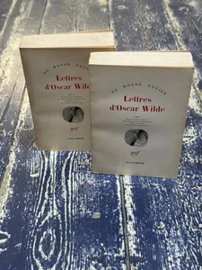 Lettres OSCAR WILDE Letters 1966 French 2 Volume Book Set Poetry Illustrated PB - Picture 1 of 16