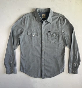 Lee Cooper Denim Shirt Mens Size M Blue Pearl Snap Buttons Western Cotton - Picture 1 of 10