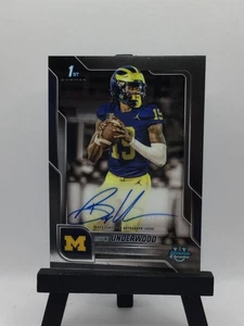 2025 Bowman Chrome University Bryce Underwood 1st Auto #BCA-BUN Michigan - Bild 1 von 2