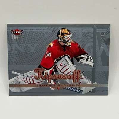2005-06 Fleer Ultra Ice Medallion Miikka Kiprusoff #30 /100 - Image 1 of 2