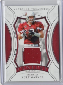 KURT WARNER NFL 2024 Panini National Treasures Jersey 24/99 #CM-KWR Card - Picture 1 of 2
