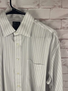 Camisa de vestir JOS A BANK Traveler ajuste tradicional 100 % algodón 15-1/2 - 35 rayas - Imagen 1 de 9