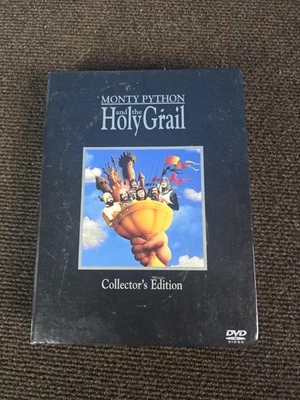Monty Python and the Holy Grail Collector's Edition DVD w/ Script, Film Cel: NEW - Image 1 of 4