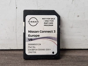 Nissan Connect 3 Europe V6 Sat Nav SD Card Genuine - Picture 1 of 2