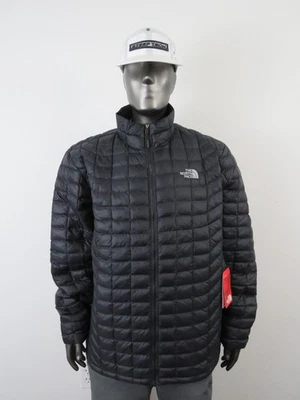 NWT Mens The North Face Thermoball Trekker ECO Insulated FZ Puffer Jacket Black - Image 1 of 4