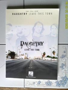 Daughtry Leave This Town Sheet Music Piano Vocal Guitar Songbook NEW Rock Music - Picture 1 of 1