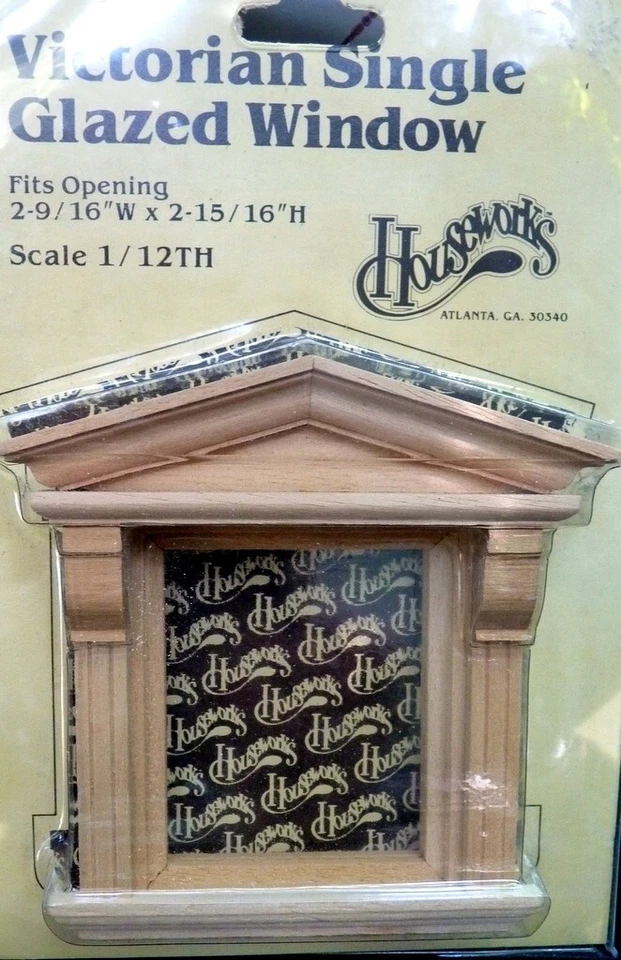 Dollhouse Miniature Vintage Houseworks #5039 Victorian Single Window 1:12 - Image 1 of 1