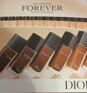 Dior New Generation Forever Foundation 9 Farbtöne Testblasen NEU - Bild 1 von 2