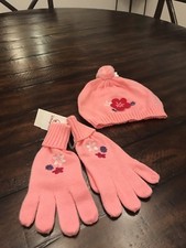 Disney Princess Hat & Gloves Set - Toddler Girls Pink Winter Nwt - Brand New