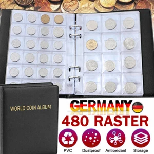 Für 480-tlg 2-Euro Münzen Alben Münzblätter Sammelalbum Münzenalbum Münzalbum DE - Bild 1 von 12