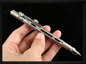 Nuova penna a matita meccanica Tc4 titanio 0,5 mm penna tattica tasca multi strumenti EDC - Foto 1 di 11