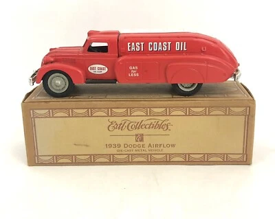 ERTL Die-Cast Coin Bank 1939 Dodge Airflow East Coast Oil #F011 - Image 1 of 4