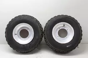 1998 YAMAHA WARRIOR 350 YFM350X ITP FRONT WHEELS RIMS SET PAIR - Picture 1 of 16