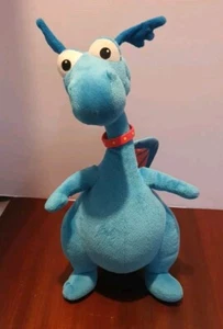 Disney Stuffy Doc McStuffins Plush Toy Talking Blue Dragon 14” (Bin 3) - Picture 1 of 4