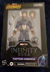 Captain America Marvel Legends Infinity War Saga Cap W/ Wakanda Sheilds - Picture 1 of 6