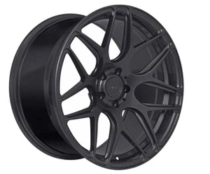 MRR FS01 Rim 20X10 5X120 Offset 20 Matte Black (Quantity of 1) - Picture 1 of 2