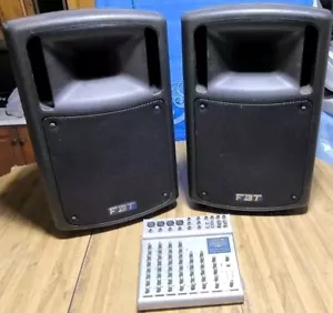 2 CASSE FBT MaxX 4A 400W (300w+100w) Con Piedistal + Amplificatore PICKUP 8E FBT - Foto 1 di 20
