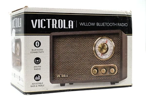 Victrola Willow Bluetooth Radio mit integrierten Lautsprechern, eleganter Klassiker Retro - Bild 1 von 8