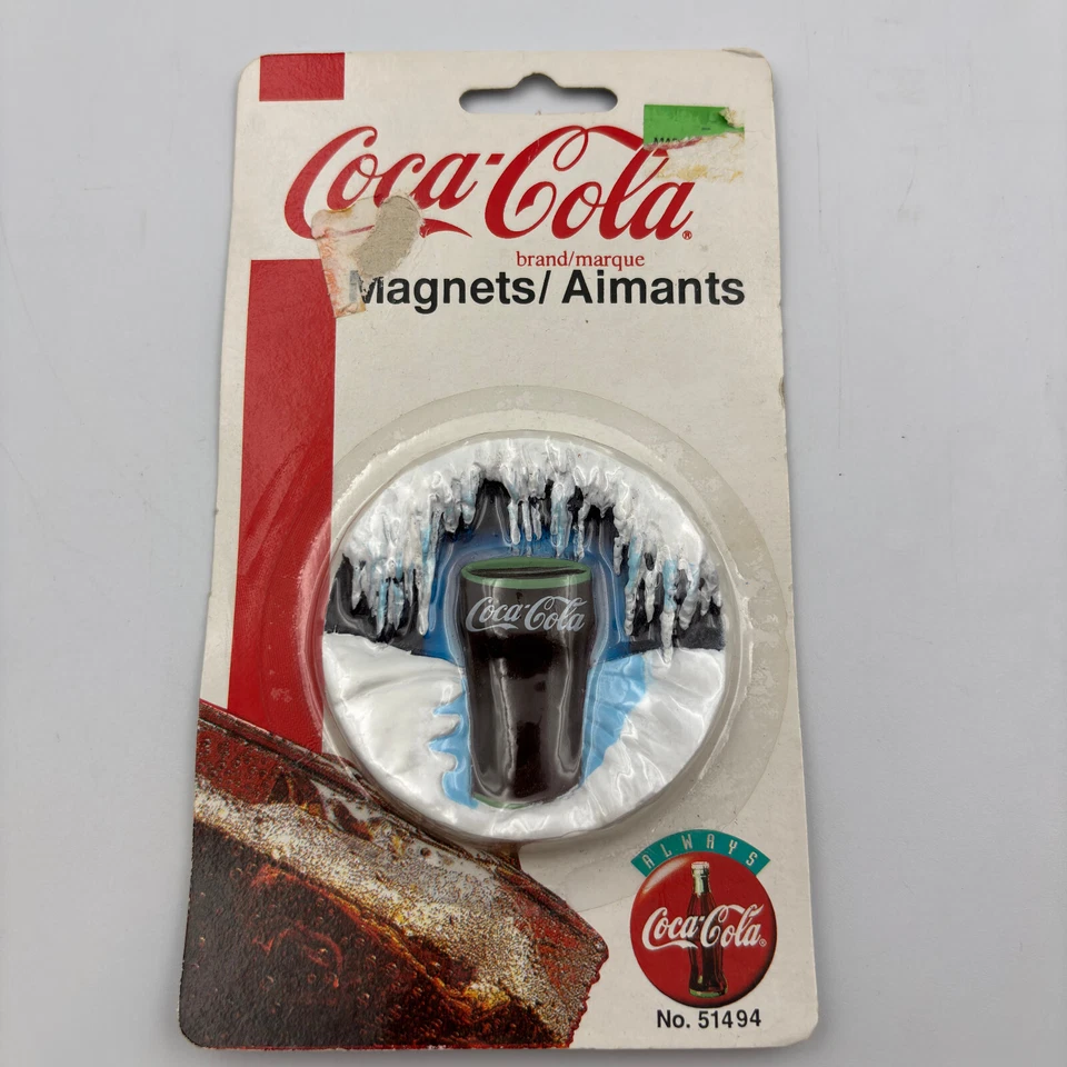 Vintage On Card Coca Cola Coke Refridgerator Magnets - You Pick Brand New - Image 1 of 1