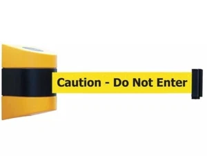 TENSABARRIER 897-15-S-35-NO-YAX-C Tension Yellow Belt Barrier 3ZAX7 Do Not Enter - Picture 1 of 3